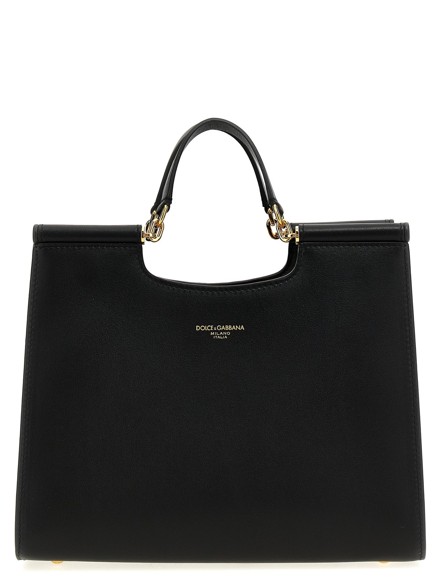 Dolce Gabbana ドルチェ&ガッバーナスモール「シチリア」ショッピングバッグ - Image 1
