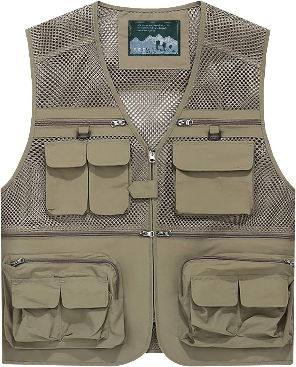 M's Life Outdoor Mesh Vest, Fishing, Photographer Vest, Breathable, Quick Drying, Multi-functional Jacket