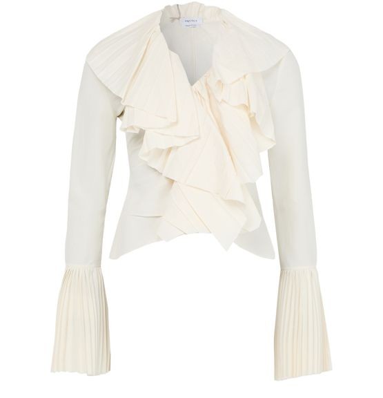 MCQUEEN ラッフル付き シャツ - Image 1