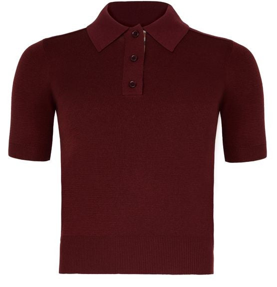 BURBERRY Wool polo shirt - Image 1