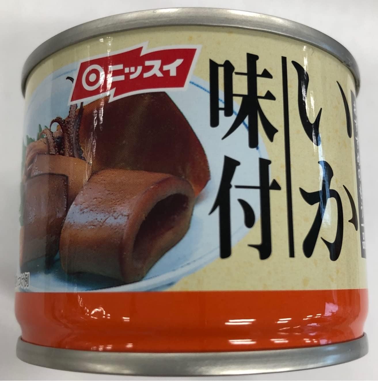 Nissui Squid Flavor No. 8 Can EO 4.6 oz (130 g) x 4 Packs