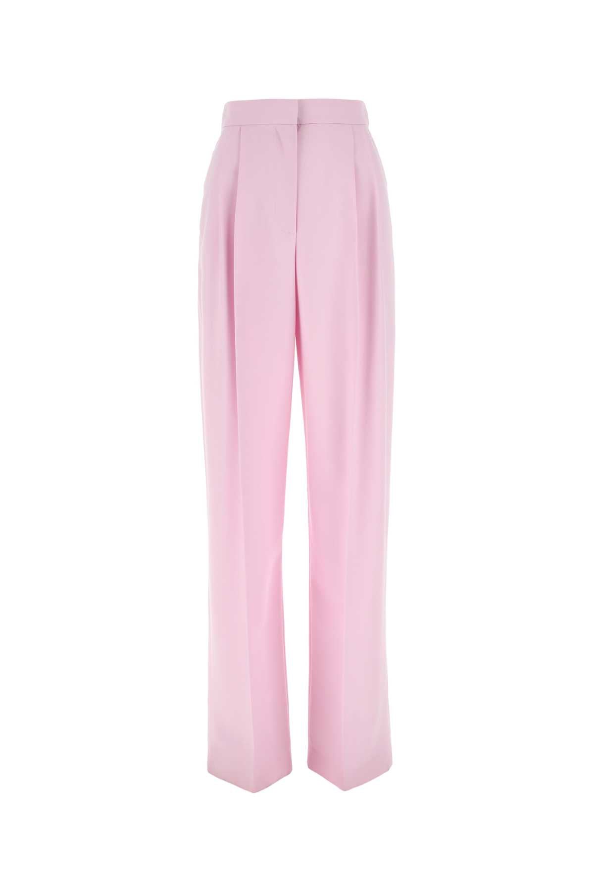 Alexander Mcqueen アレクサンダーマックイーンパステルピンクウールパンツ - Image 1