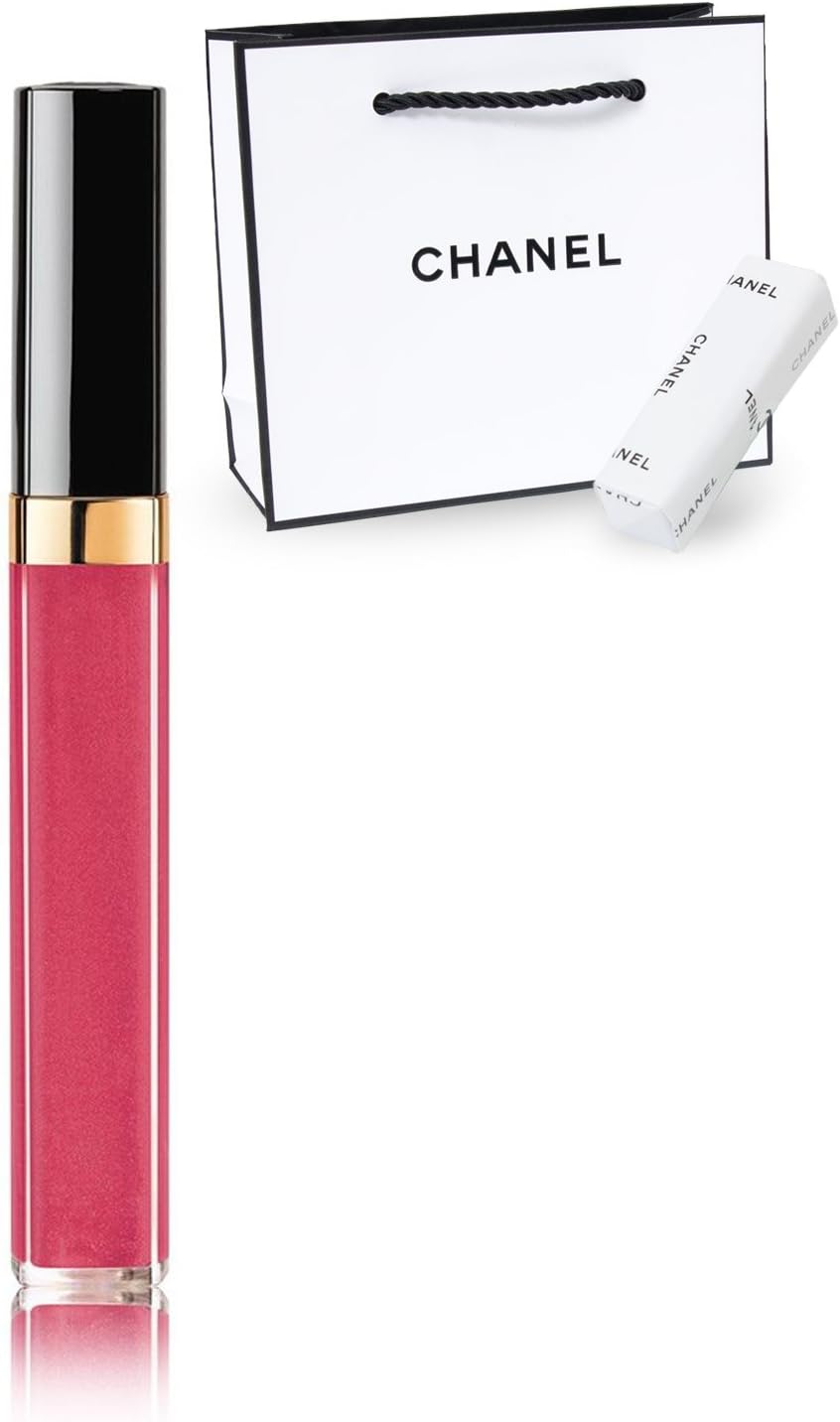 CHANEL Chanel Domestic Genuine Product ROUGE COCO GLOSS Rouge Coco Gloss Lip Gloss with Shop Bag, 24 Colors (Tan Dress (172))