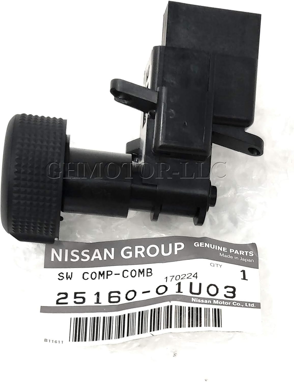 NISSAN Genuine Part, Switzerland Assembly Lighting, Skyline Part Number: 25160-01U03