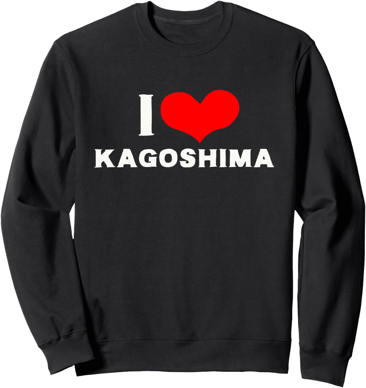 I LOVE KAGOSHIMA Love Heart Kagoshima Kagoshima Prefecture Japan Souvenir Cute Fashionable Sweatshirt
