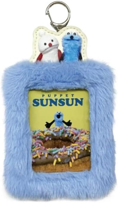 【T.C.P】Puppet Sunsun Fluffy Photo Keychain Sunsun & Non-stick
