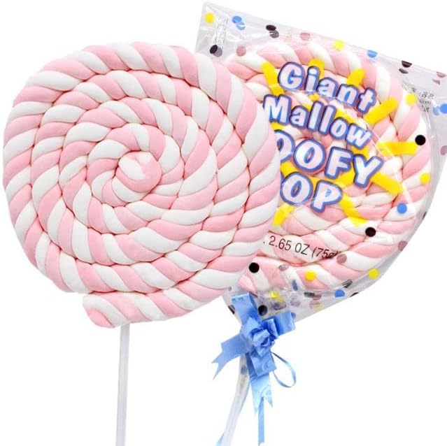 Large Marshmallow Individual Packaging, 5.5 inches (14 cm), Extra Large Candy Assortment, Cheap Gumi, Sweets, Cute, Overseas ASMR Camping (Set of 2)