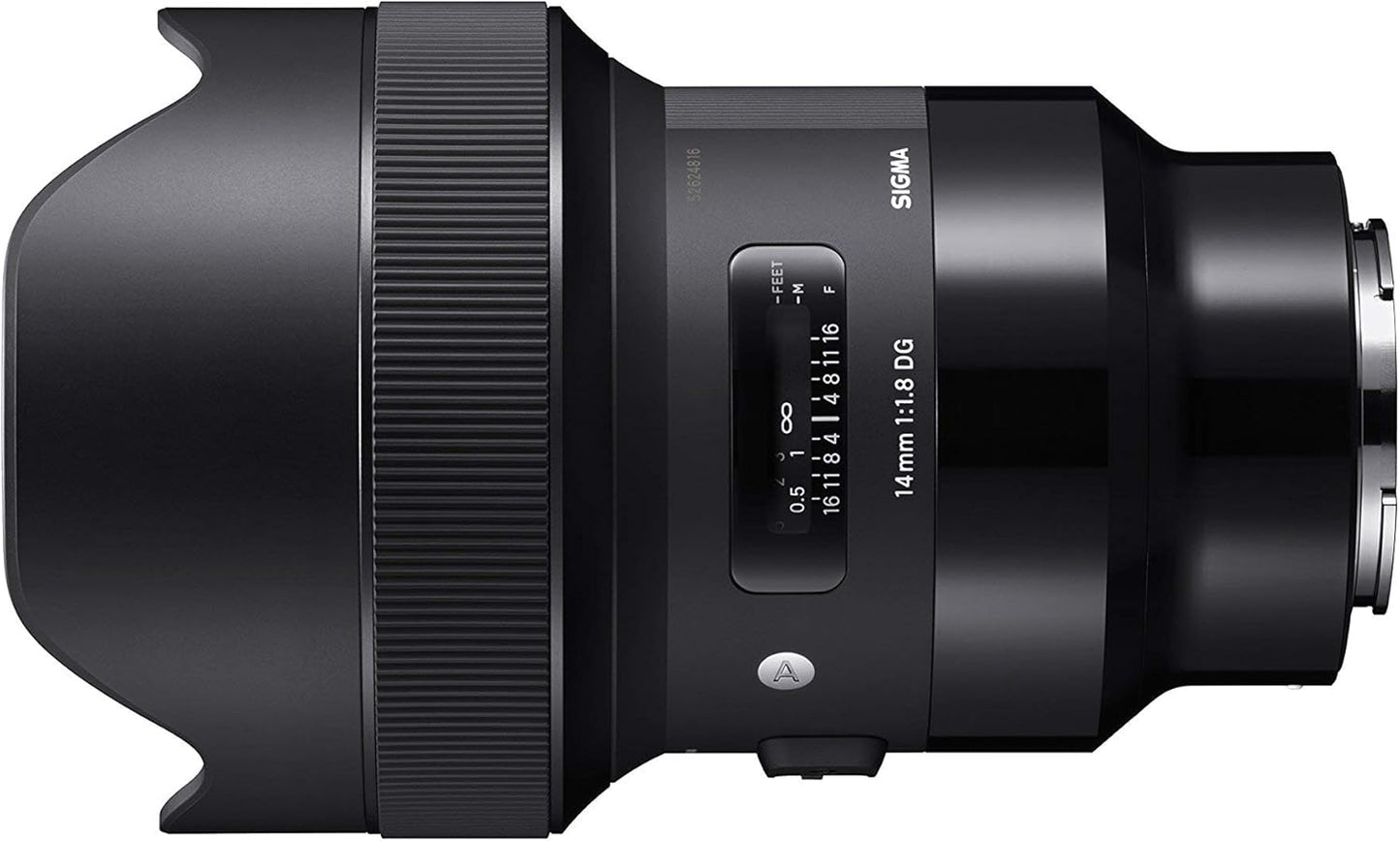 Sigma 14mm f/1.8 DG HSM ART Lens for Sony E-Mount (Certified Refurbished)