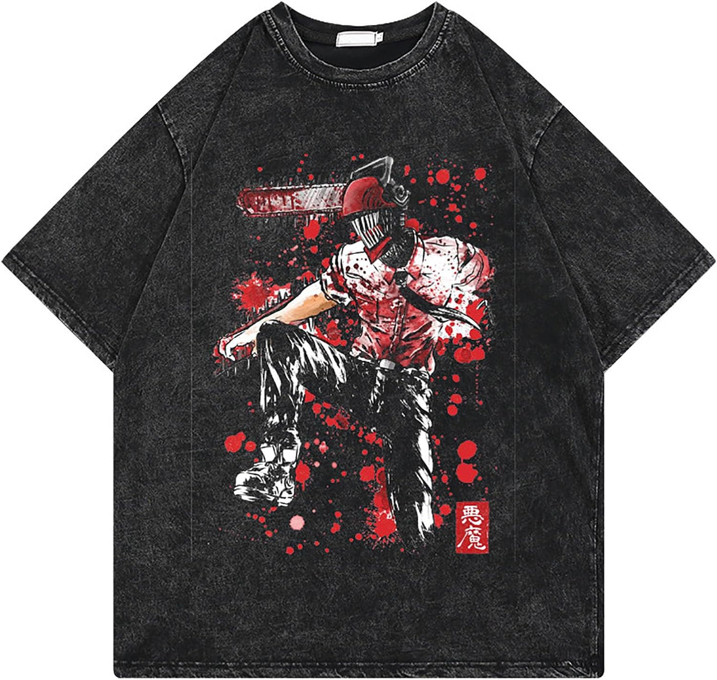 Chainsoman T-Shirt, Short Sleeve, Loose, Breathable, Unisex, Anime Goods