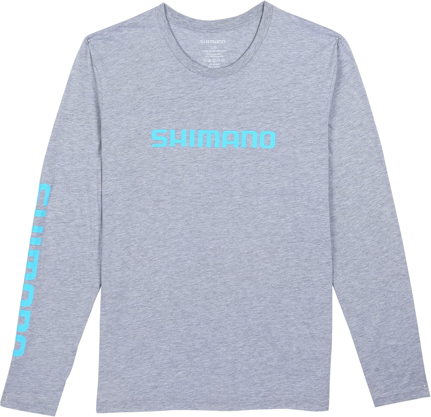 SHIMANO Long Sleeve Cotton Tee Fishing Gear