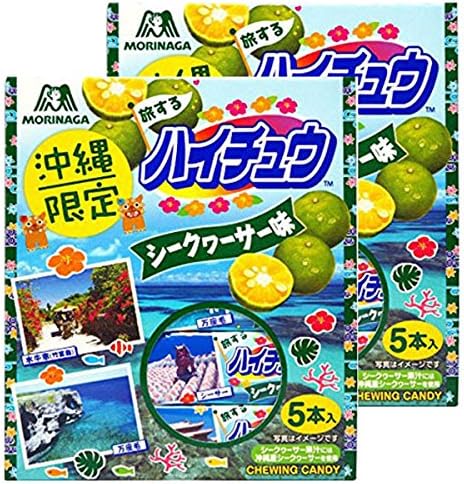 Morinaga Co., Ltd. Okinawa Limited Travel Hi Chu Shikuwasa Flavor, Set of 2