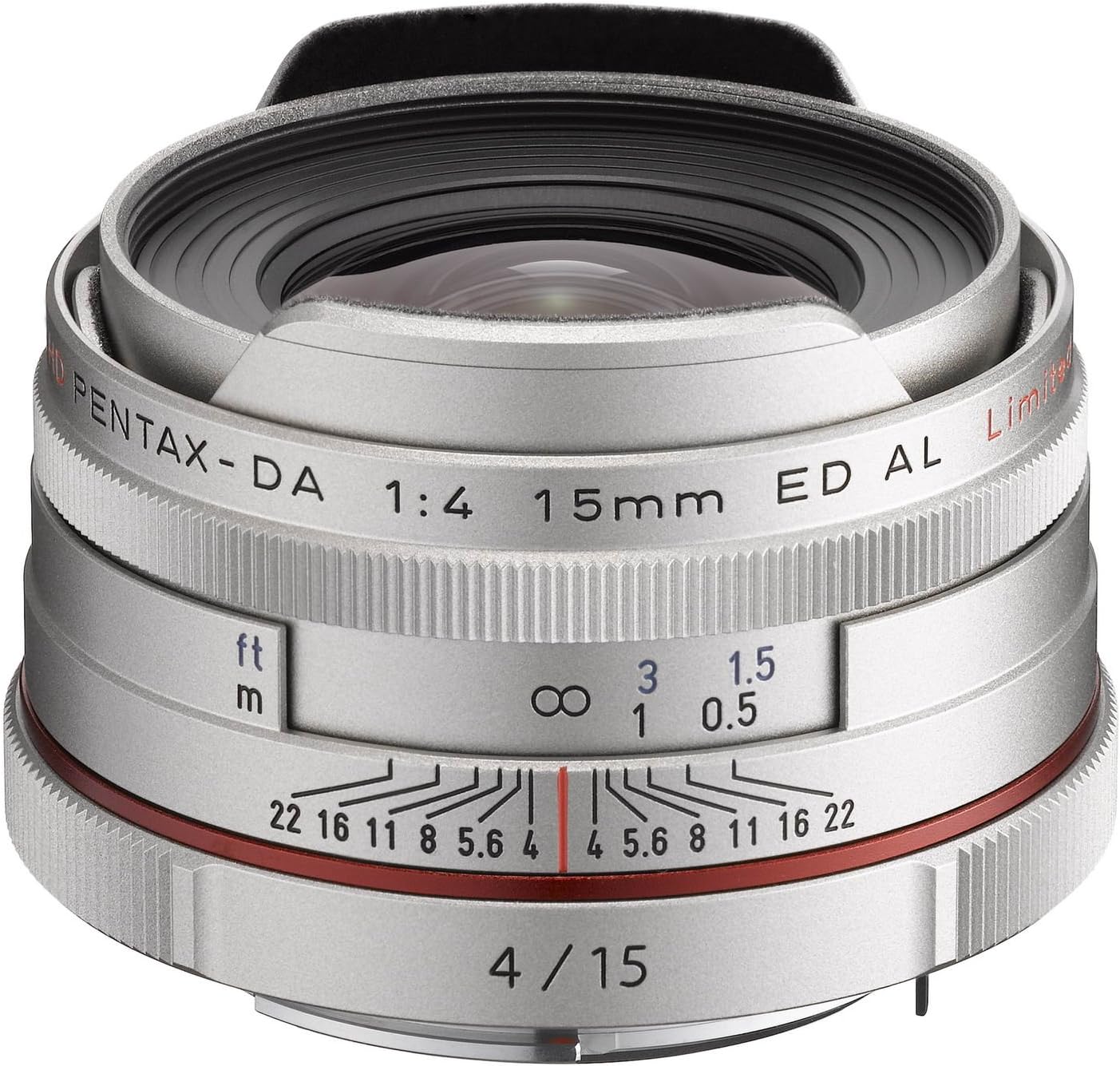 Pentax 21480 HD DA Objectif 15 mm f/4.0 Argent