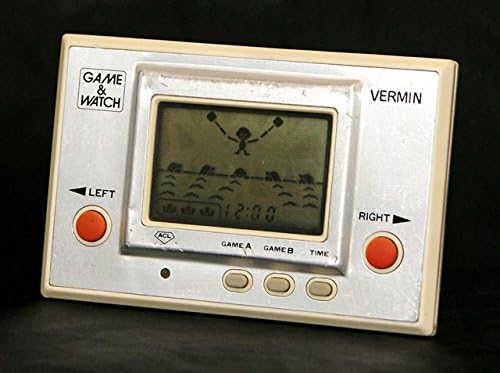 Nintendo Nintendo MT-03 Vermin Game & Watch (Game Watch) Silver Series Main Unit Only (No Alarm Function)