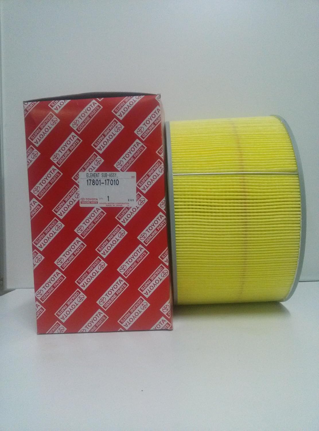 Toyota Genuine Parts Air Cleaner Filter Element SUB-ASSY Land Cruiser Part Number 17801-17010