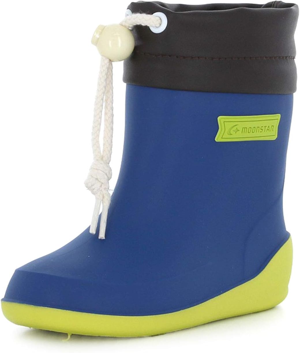 Moonstar RB B02 Multi Rain Boots, Made in Japan, Non-Slip, 5.1 - 7.5 inches (13 - 19 cm), Kids, Multi