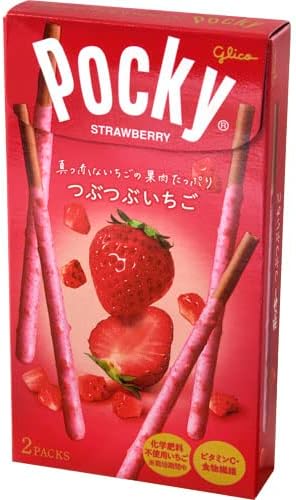 Glico Crushed Strawberry Pocky, Pack of 2
