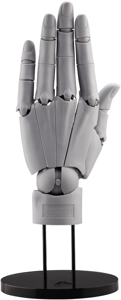 Kotobukiya ARTIST SUPPORT ITEM Hand Model / L -GRAY - 1/1 Scale Action Figure