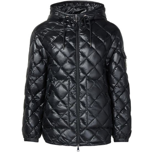 MONCLER Short quilted hooded down jacket - Image 1