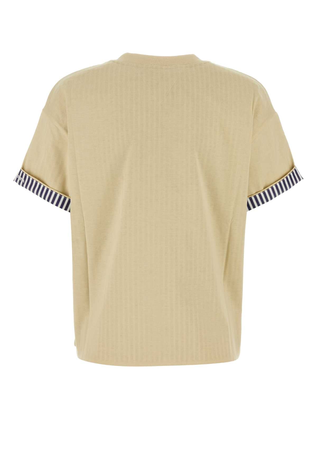 Bottega Veneta ボッテガベネタクリームコットンTシャツ - Image 1