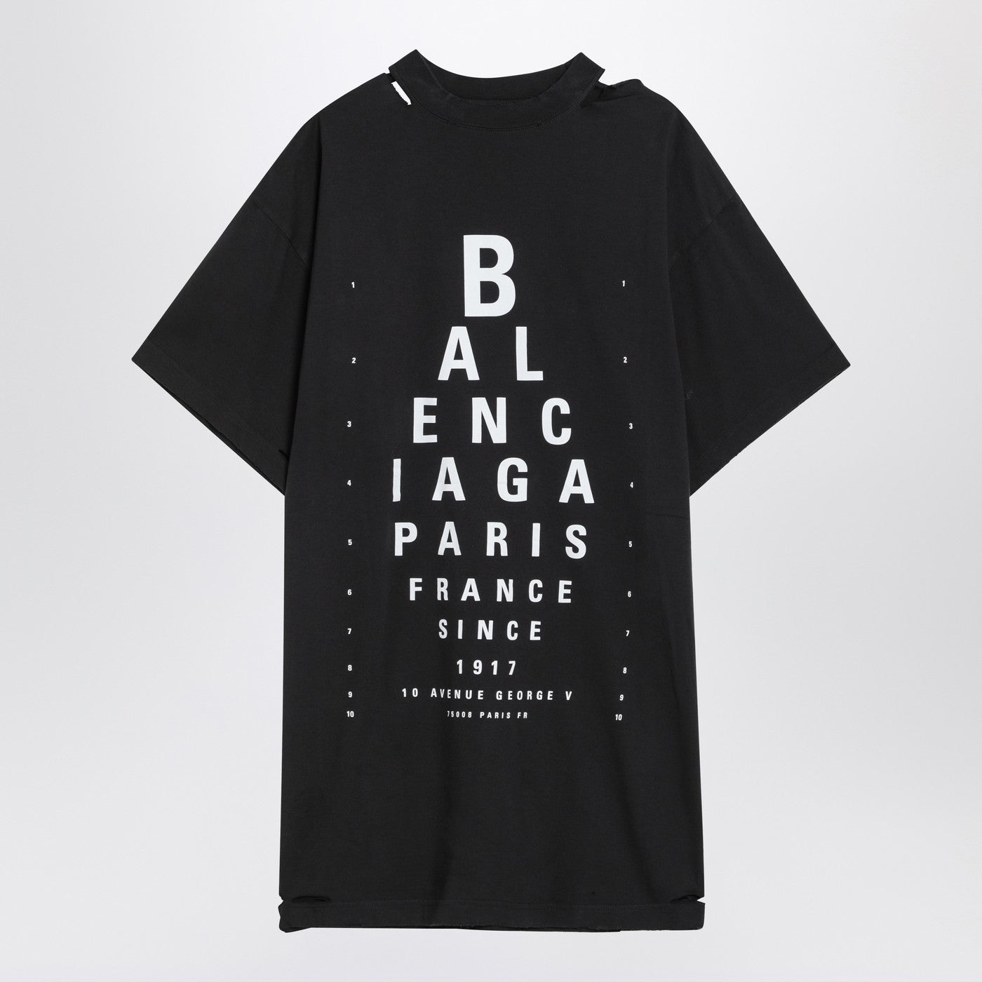 Balenciaga バレンシアガ光学的特大Tシャツ - Image 1