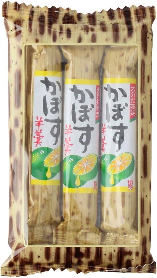 Oita Bussan Kabosu Sticks, Yokan, 1.8 oz (50 g) x 3 Bottles