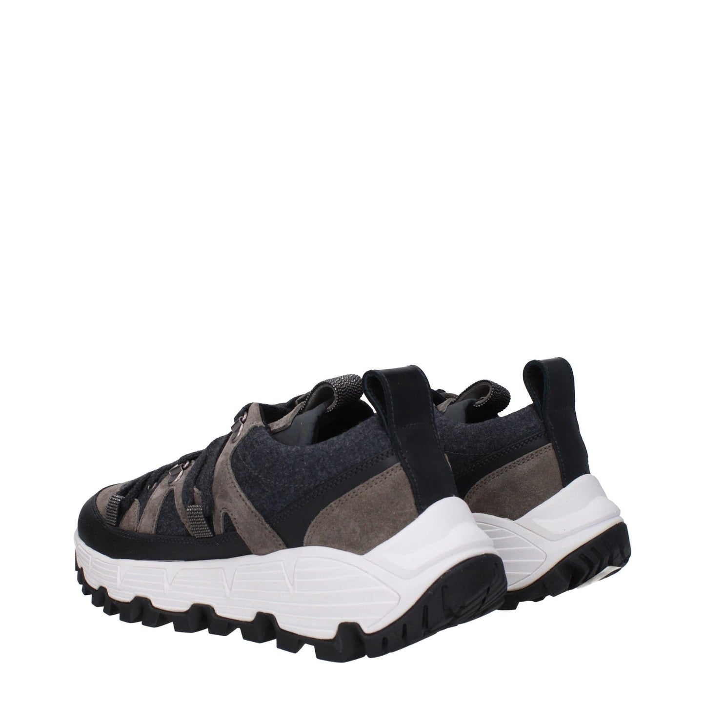 Brunello CucinelliスニーカーVibram Woman Fabric Grey - Image 1