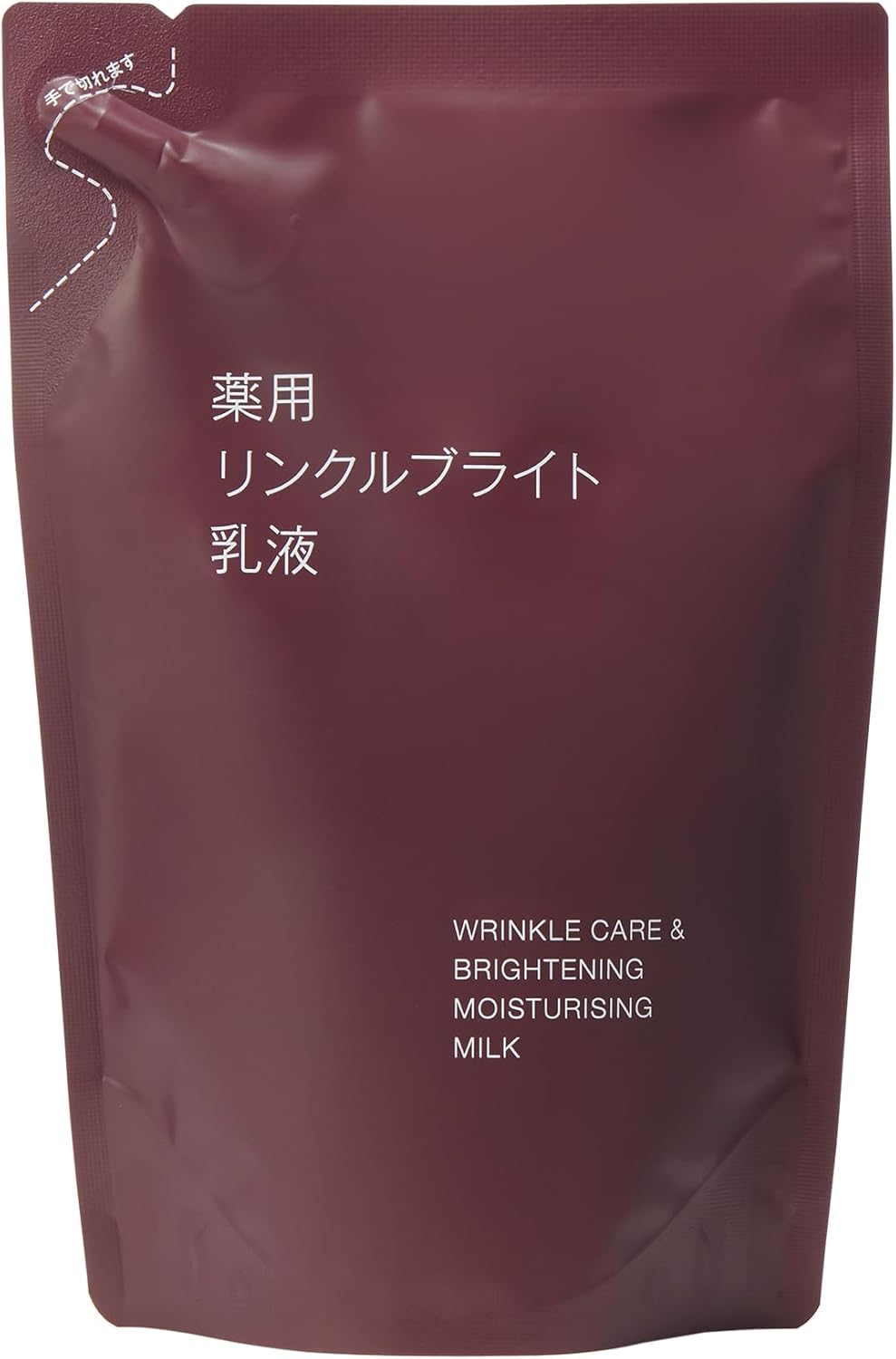 MUJI OAQ60A4A Medicated Wrinkle Bright Milky Lotion (For Refill), 6.1 fl oz (180 ml)