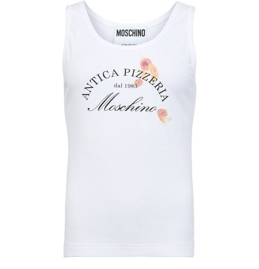 MOSCHINO Pizzeria プリント入り タンクトップ - Image 1