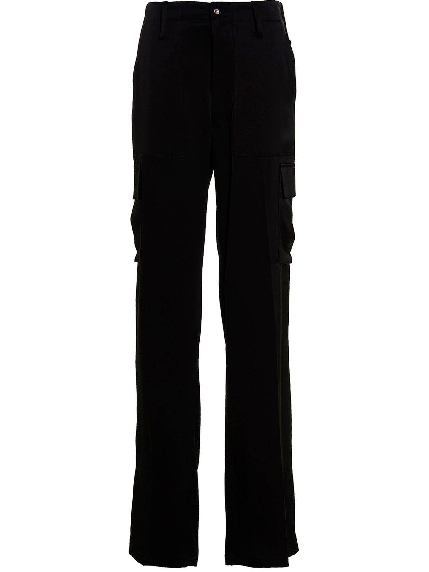 David Koma Satin Cargo Pants - Image 1