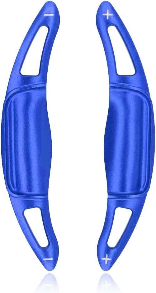 Toyota Aluminum Alloy Paddle Shift Cover Shift Paddle Custom Parts Accessories Applicable New Crown (220 Series) RS/New Camry (XV70 Model)/New Corolla/New Corolla Sport (Blue)