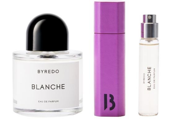 BYREDO Blanche eau de parfum and leather travel case set - Image 1