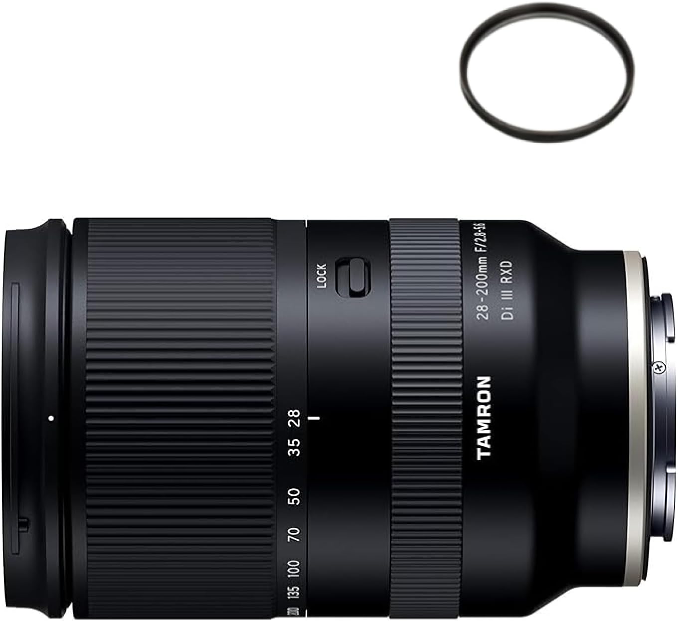 Tamron 28-200mm F/2.8-5.6 Di III RXD A071 High Magnification Zoom Lens & Marumi Lens Protection Filter for Sony E-Mount 2 Pack