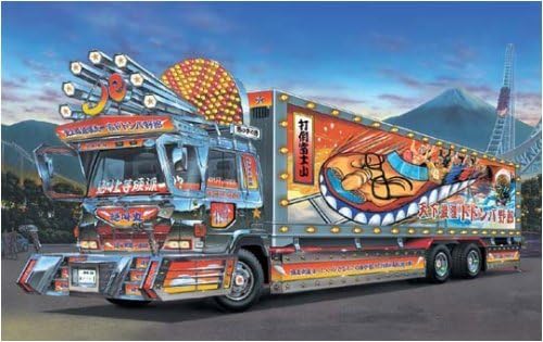 青島文化教材社 1/32 大型デコトラ No.41 絶叫丸 ぜっきょうまる 天下最速ドドンパ野郎 保冷車