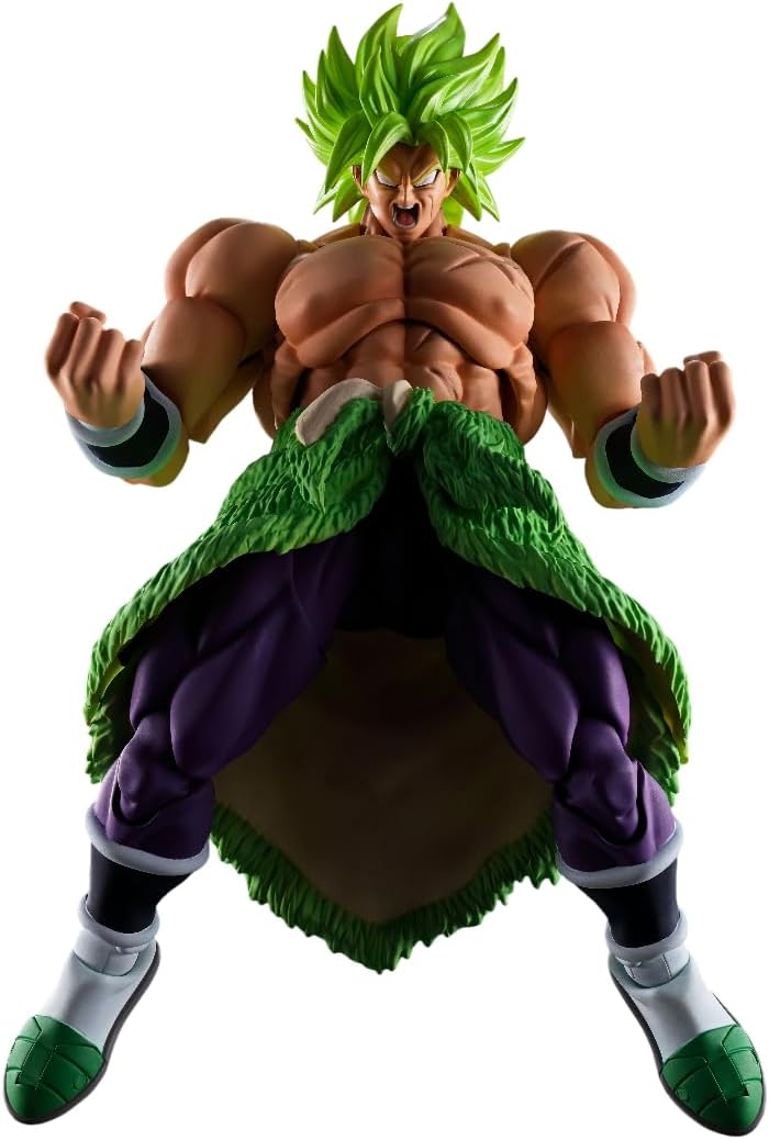 Tamashi Nations S.H. Figuarts Dragon Ball Super Broly, Super Saiyan Broly, Full Power, Approx. 8.7 inches (220 mm), PVC & ABS Pre-painted Action Figure