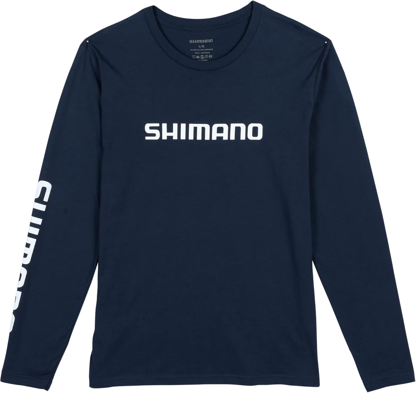SHIMANO Long Sleeve Cotton Tee Fishing Gear