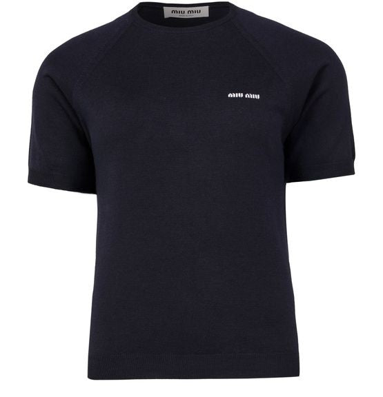MIU MIU Short-sleeved Sweater - Image 1