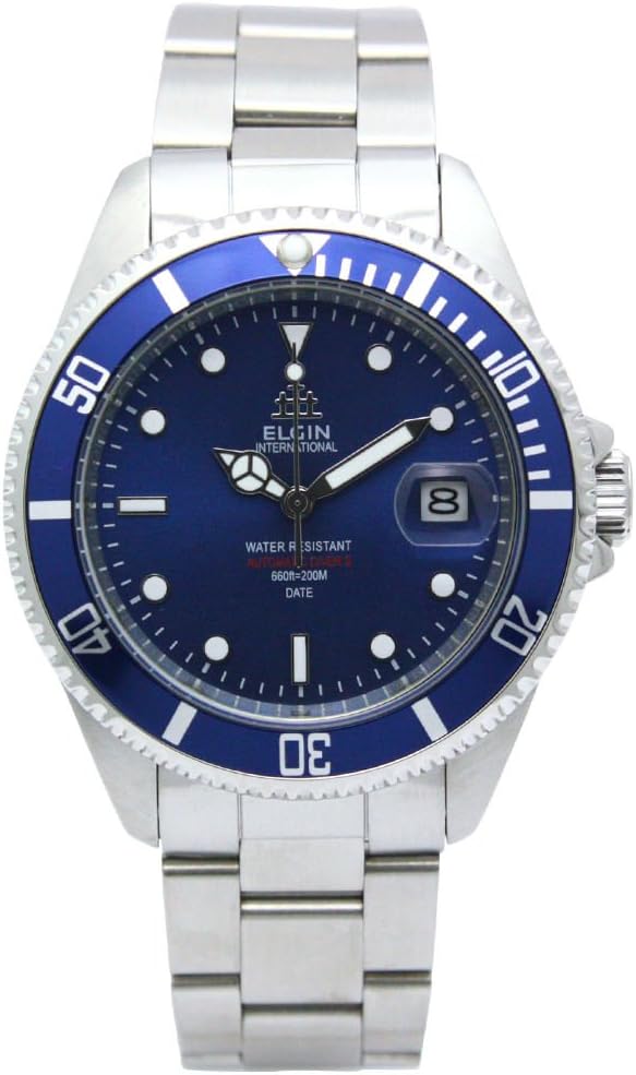 ELGIN Men's FK1405S-BL Blue Automatic Watch