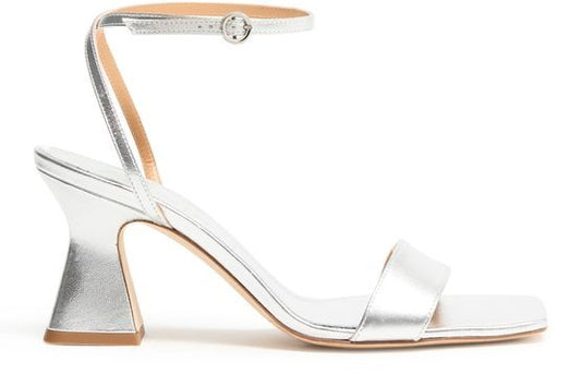 AEYDE Fenna laminated nappa leather sandals - Image 1