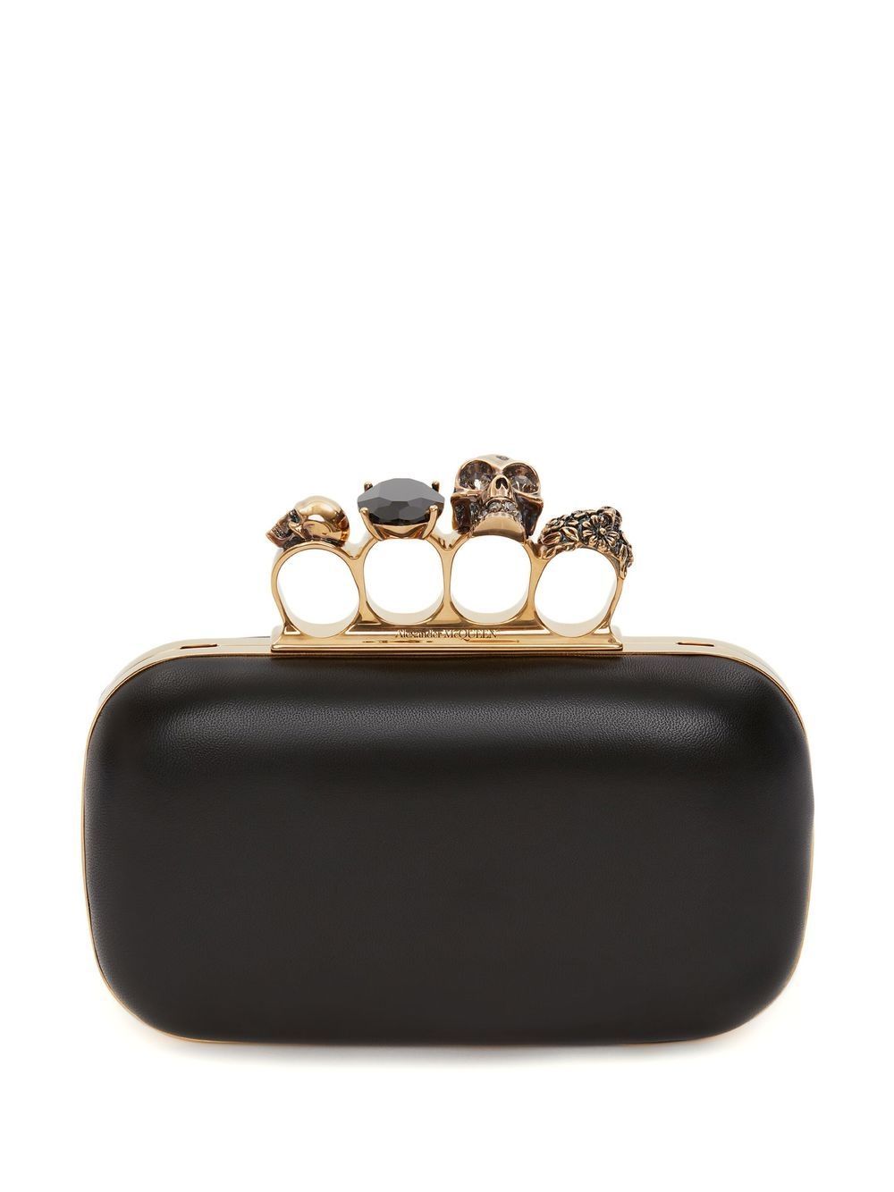 Alexander McQueen アレクサンダーMCクイーンナックルチェーンクラッチ - Image 1