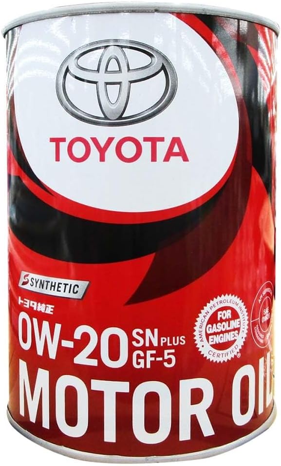 Toyota 08880-14306 Engine Oil Genuine Toyota Motor Oil 0W-20 SP Synthetic Oil 1L