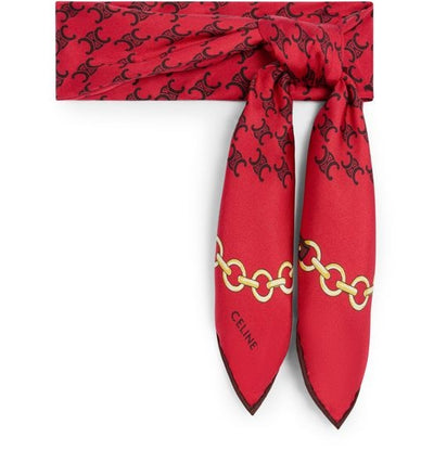 CELINE Bandana in heritage silk twill