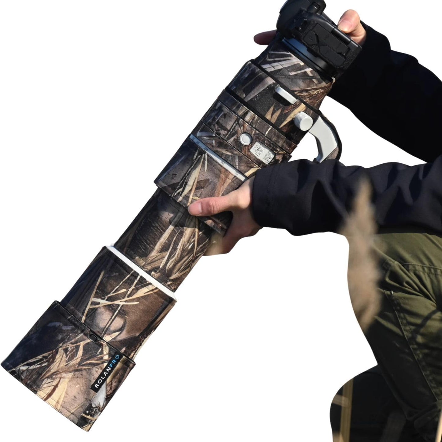 ROLANPRO Waterproof Lens Cover for Canon RF 200-800mm F6.3-9 USM Camouflage Rain Cover