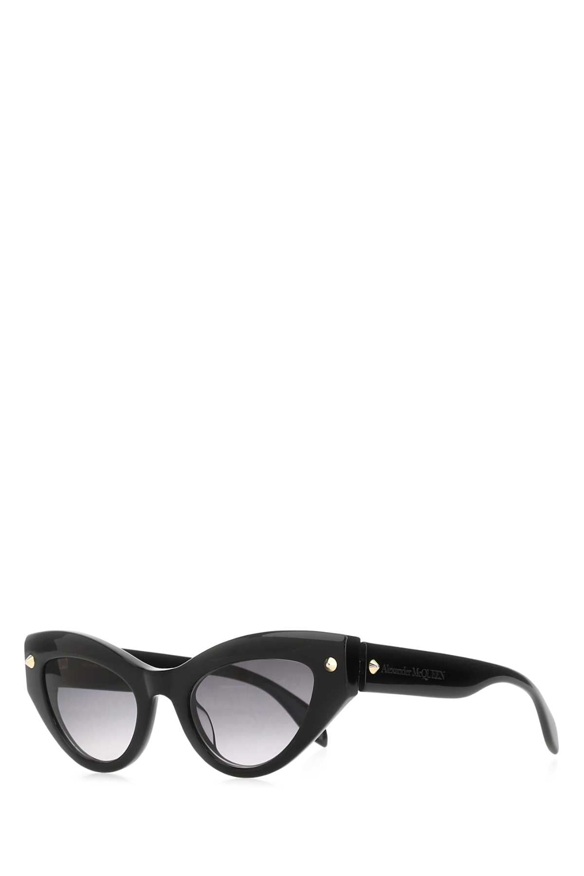 Alexander Mcqueen アレクサンダーマックイーンブラックアセテートスパイクスタッドサングラス - Image 1