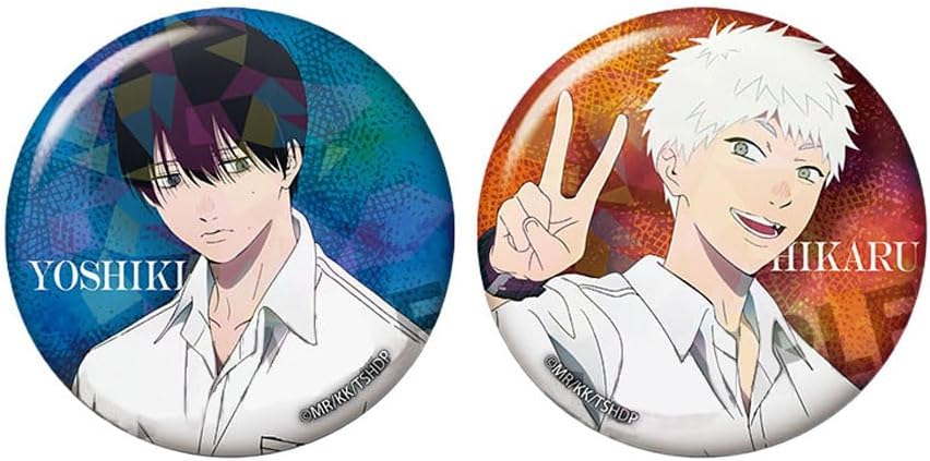 TV Anime Light Dead Summer Hologram Can Badge Set