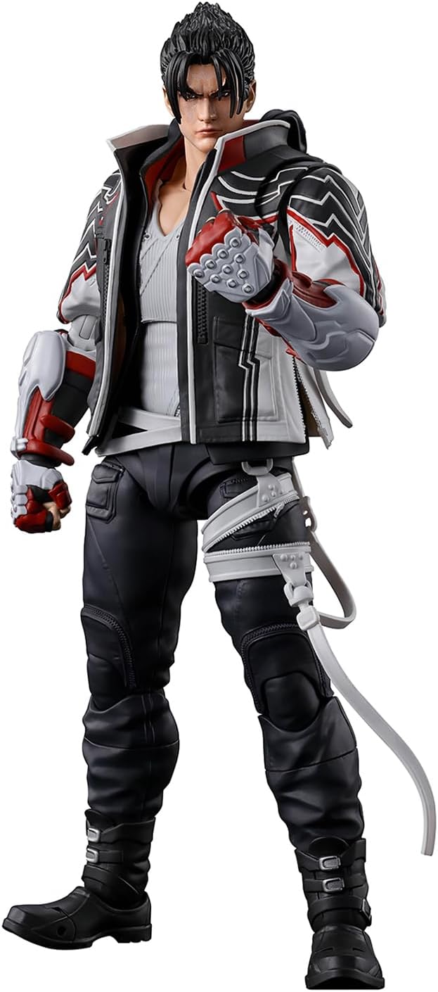 S.H. Figuarts Tekken 8 Jin Kazama Pre-Painted Action Figure, Approx. 5.9 inches (150 mm), PVC and ABS