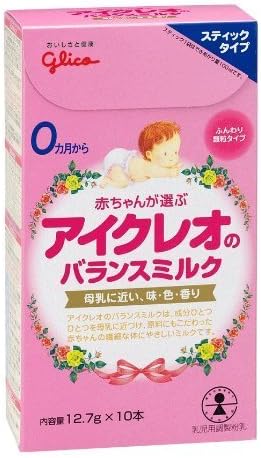 Icreo Balance Milk, Stick Type, 0.5 oz (12.7 g) x 10 Bottles x 12 Pieces