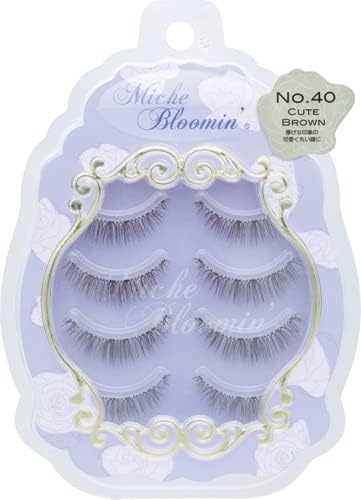 Mish Blue Min No.40 Cute Brown 4 Pairs