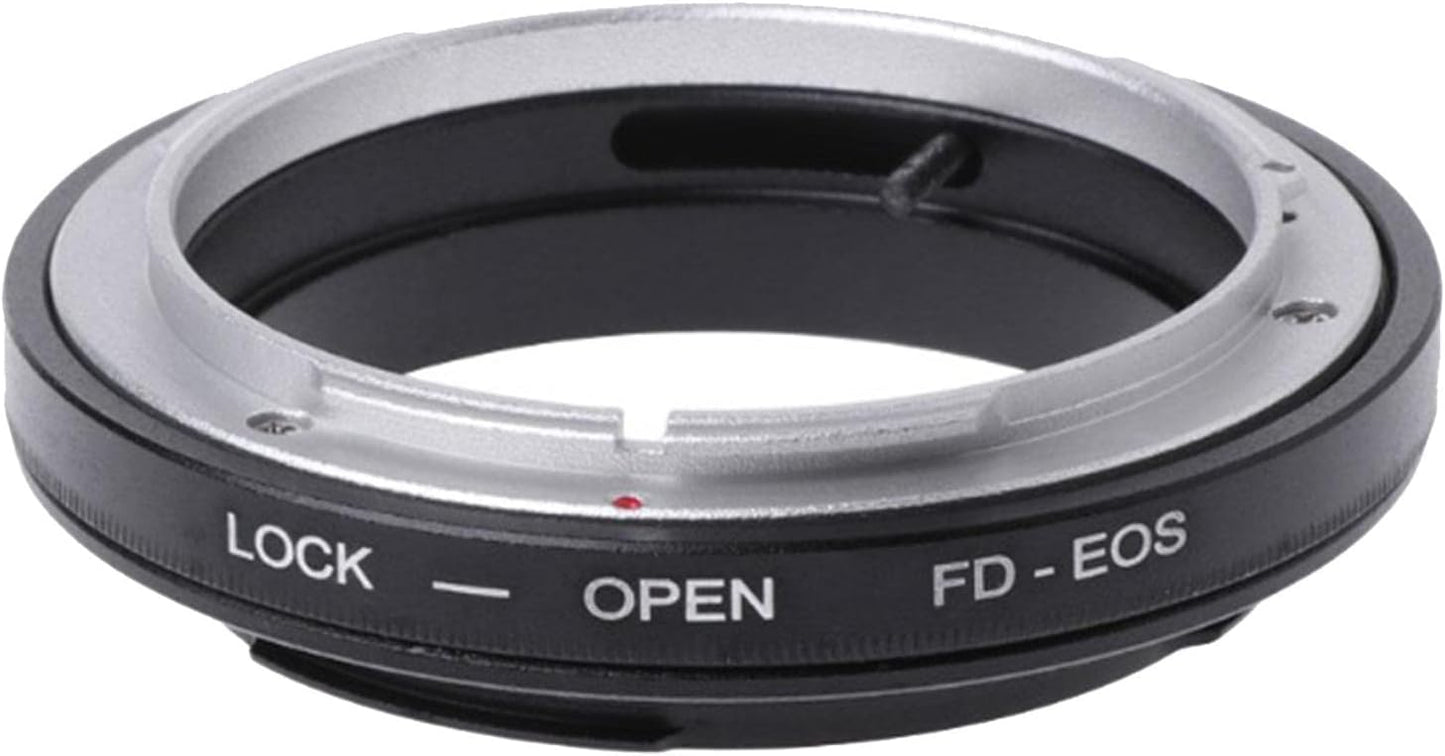 B Baosity FD-EOS Ring Adapter Lens Adapter FD Lens for EF Canon EOS Mount Camera