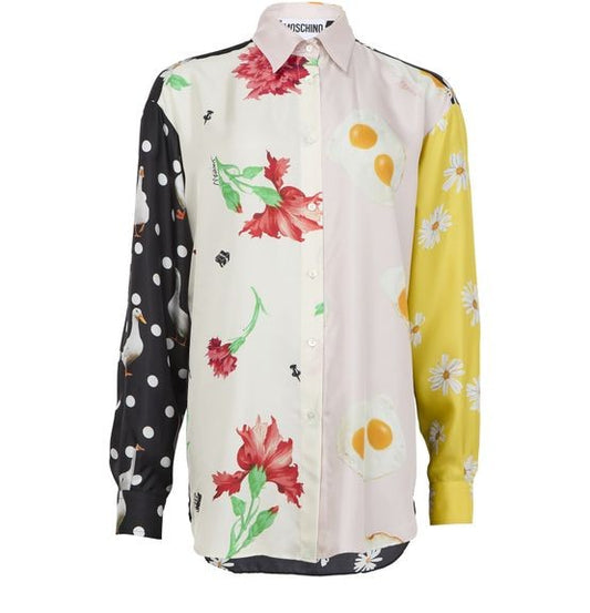 MOSCHINO ポプリン プリント入り シャツ - Image 1