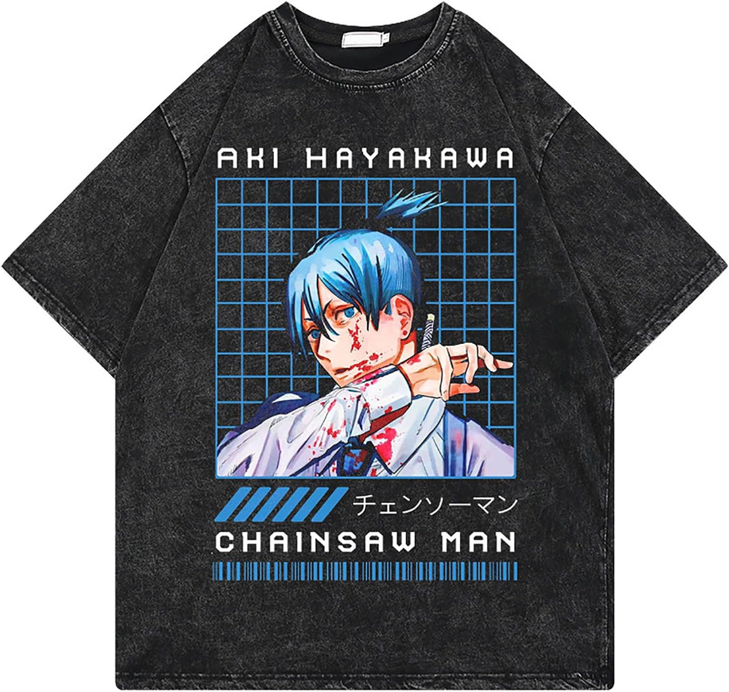 Chainsoman T-Shirt, Short Sleeve, Loose, Breathable, Unisex, Anime Goods